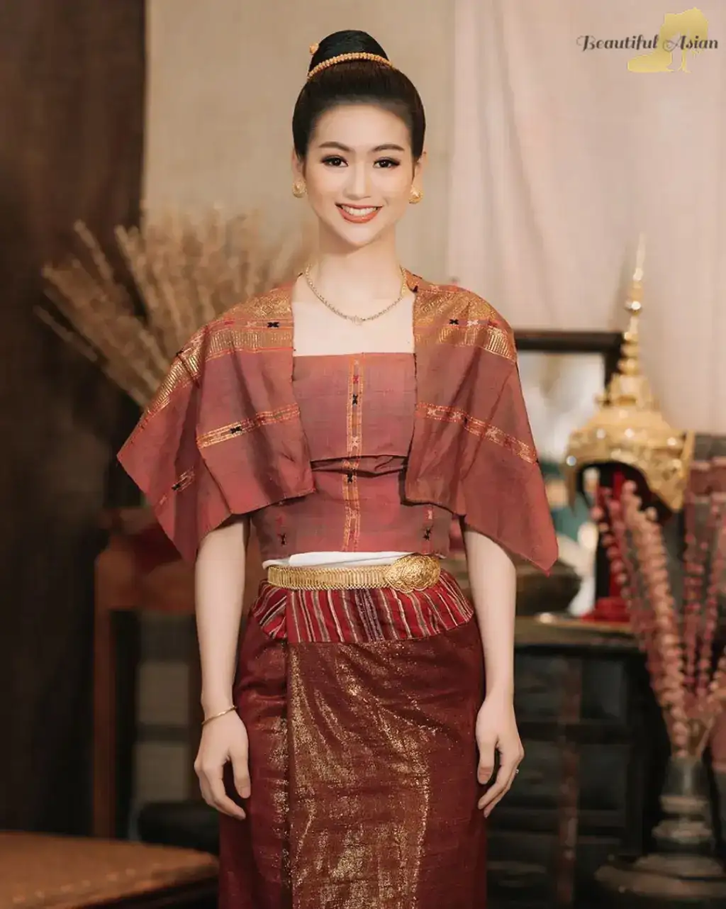 elegant Laotian girl